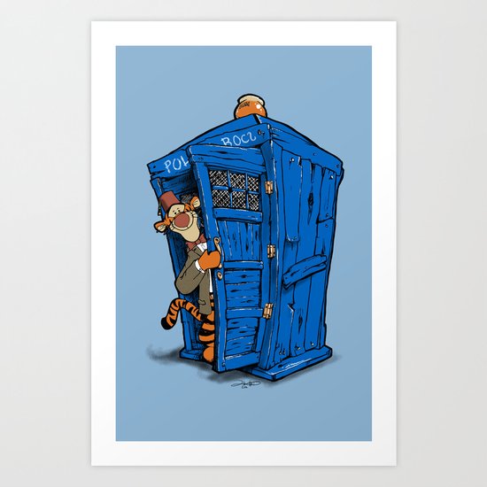 It's B-I-Double g-ER on the Inside Art Print
