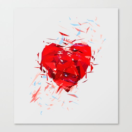 Fragile Heart Canvas Print