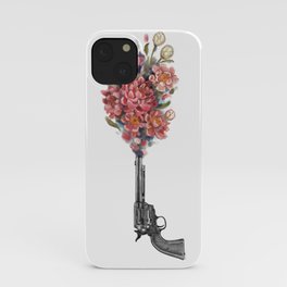 Flower gun iPhone Case