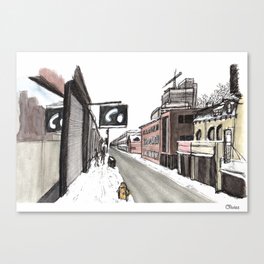 Winter in Toronto Canvas Print