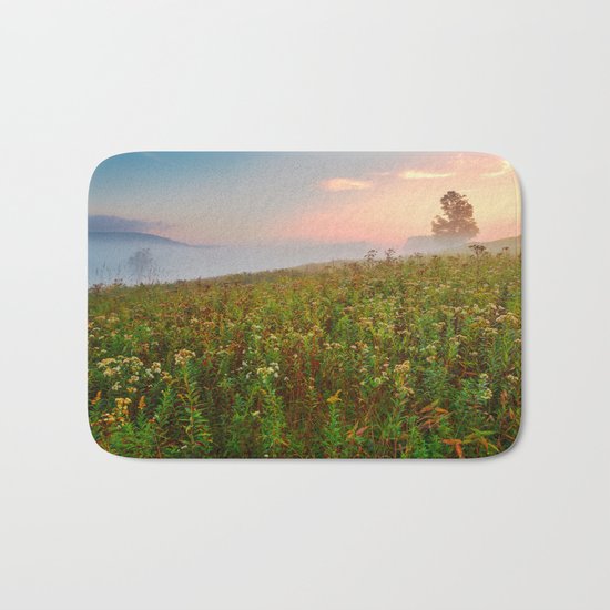 Misty Canaan Valley Sunrise Bath Mat