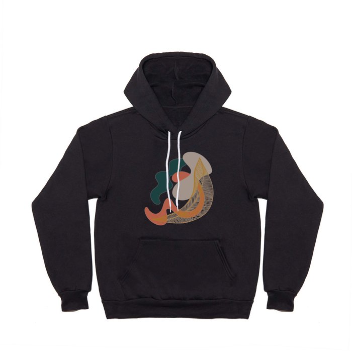 Abstract Golden Leaf 2 Hoody