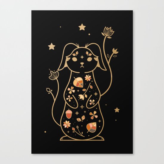 The Autumn Rabbit Canvas Print