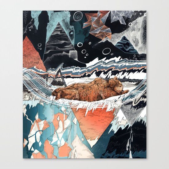 Seconds Behind Canvas Print