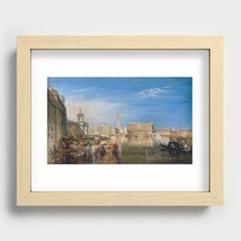 Bridge of Sighs, Ducal Palace and Custom-House J. M. W. Turner Recessed Framed Print