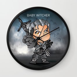 Baby witcher Wall Clock