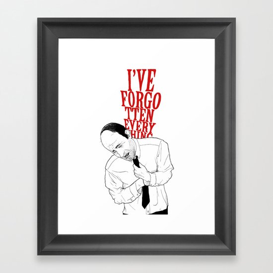 forgot II Framed Art Print