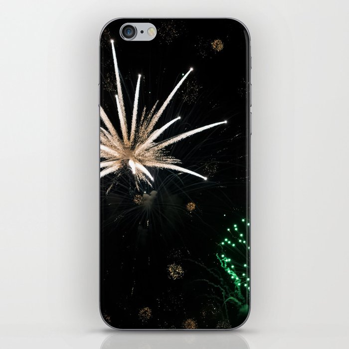 multiple fireworks  iPhone Skin