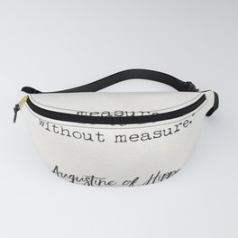 Augustine of Hippo quote A Fanny Pack