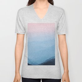Epic Smoky Mountain Sunset - National Park V Neck T Shirt