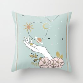 Capricorn Zodiac Series Throw Pillow