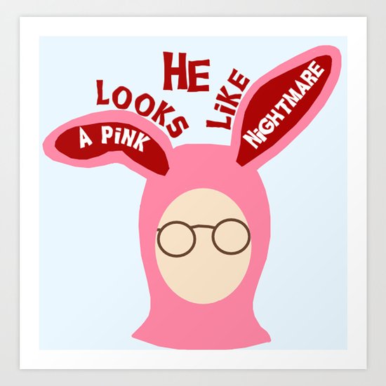 A Christmas Story - Pink Nightmare Art Print