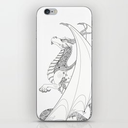 White Dragon Era iPhone Skin