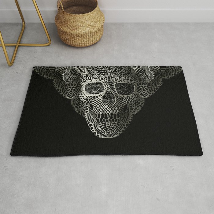 Lace Skull Rug