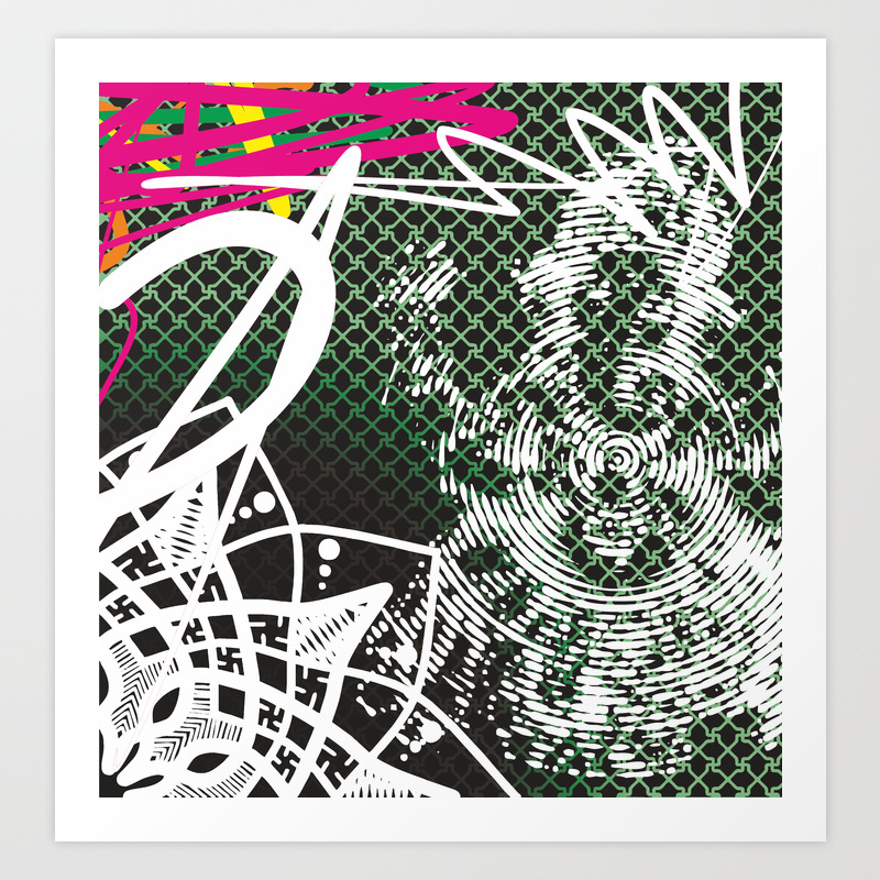 Ganesha Abstract Art Print By T Shit Society6