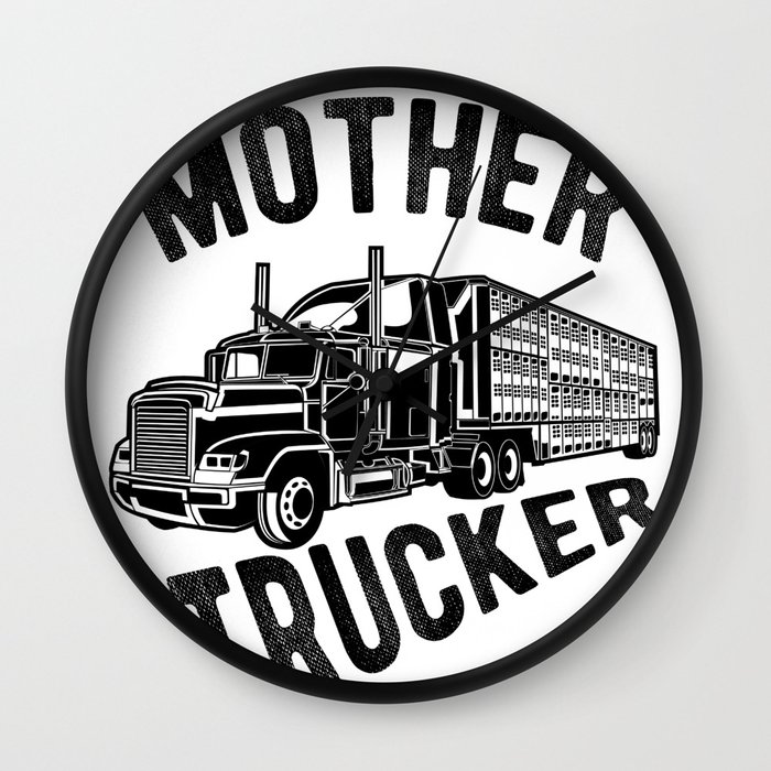trucking truckdriver truck Truck Themed Wall Clock trucker