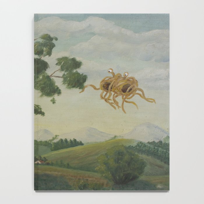 Flying Spaghetti Monster Notebook By Theleafpile Society6