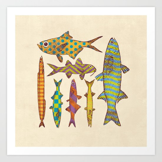 Freshwater Freaks Art Print