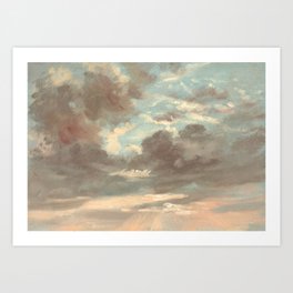 Cloud Study by John Constable 1821 Art Print