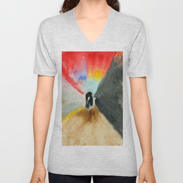 Hilma af klint - On the Viewing of Flowers and Trees, 1922 V Neck T Shirt