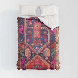 turkish antique rug pattern Duvet Cover