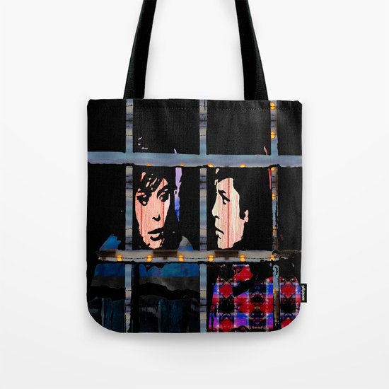 We See The Stars From Behind These Bars Tote Bag