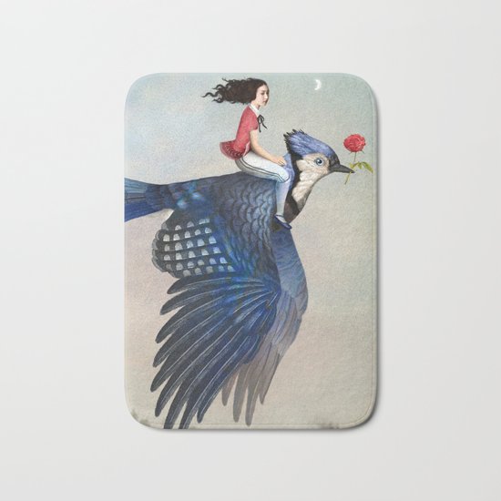 Time to Fly Bath Mat