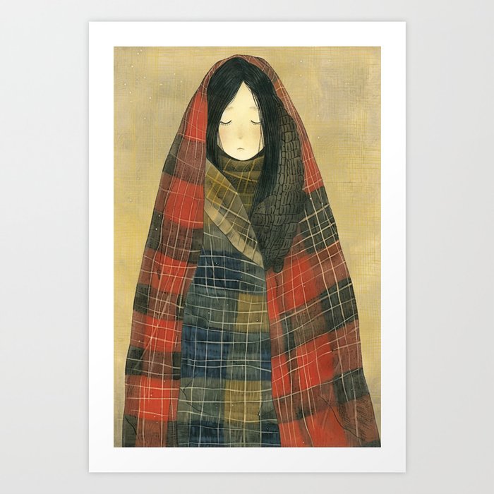 Harmonic Beauty - Artistic Woman Portrait Art Print