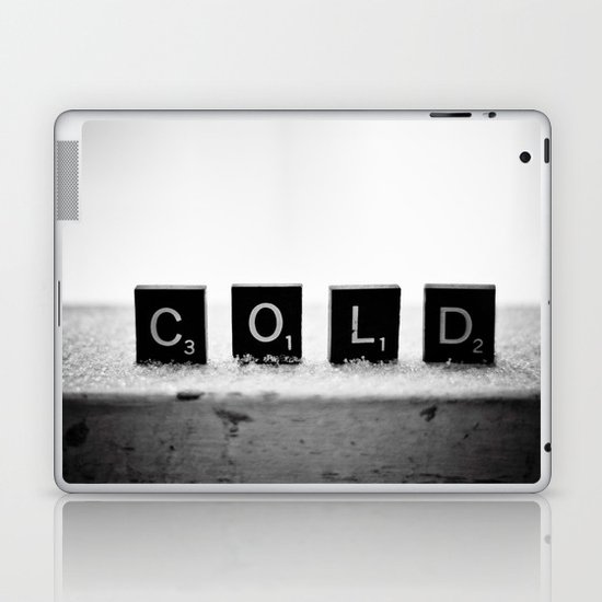Cold Scrabble Tiles Laptop & iPad Skin