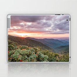 Blue Ridge Mountains - Berry Sunset Laptop Skin