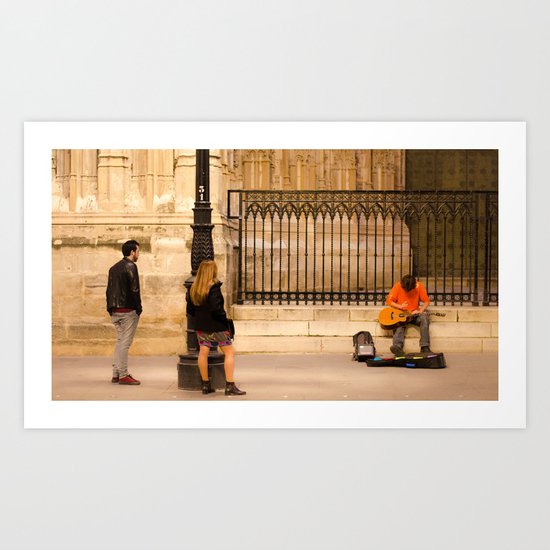 MUSIC Art Print