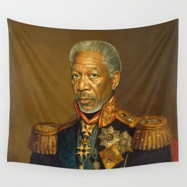 Morgan Freeman - replaceface Wall Tapestry
