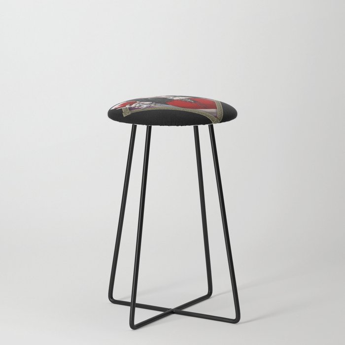 Goth Alien Witch Counter Stool