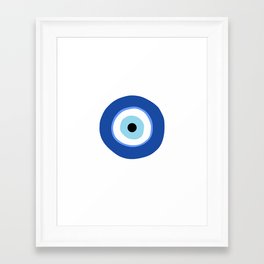 Evil eye Framed Art Print