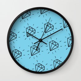 Diamonds are forever Wall Clock