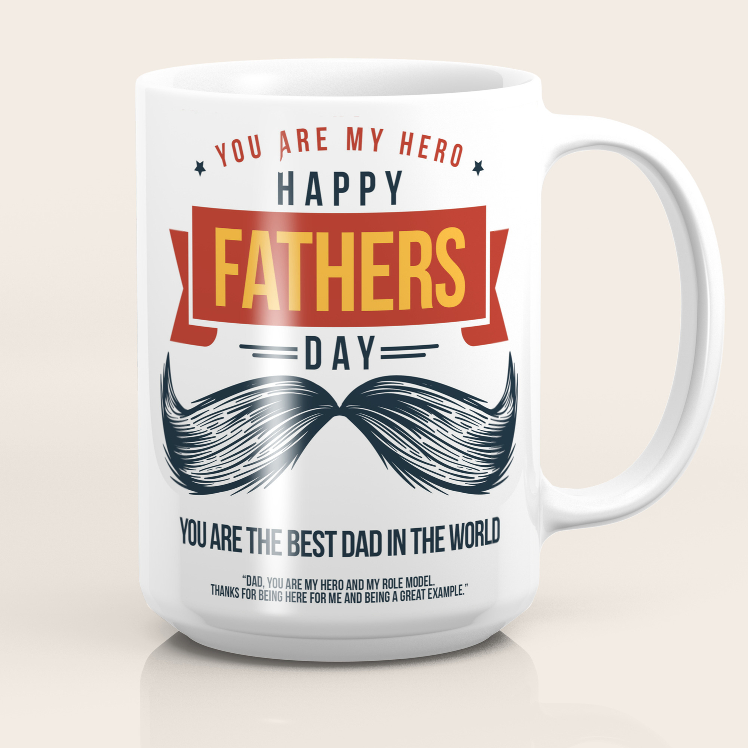 superhero dad mug