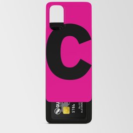 letter C (Black & Magenta) Android Card Case