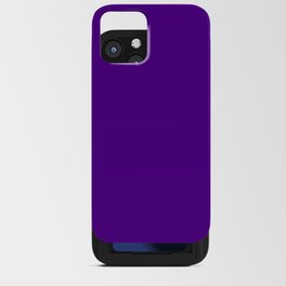 Purple-Indigo Pigment iPhone Card Case