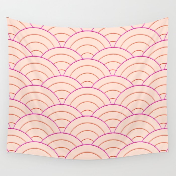 Peach tapestry shop