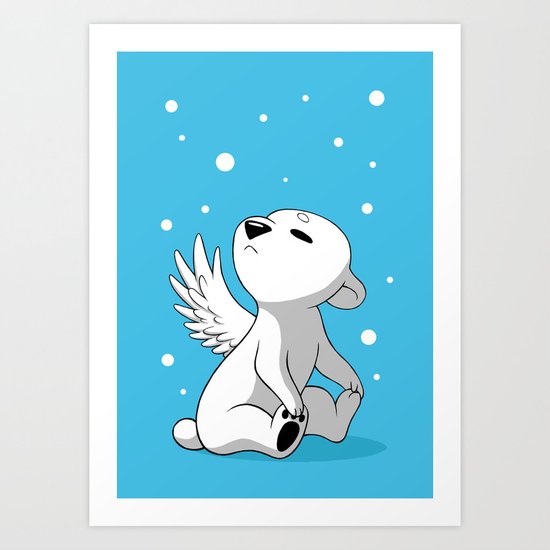 Polar Cub 2 Art Print