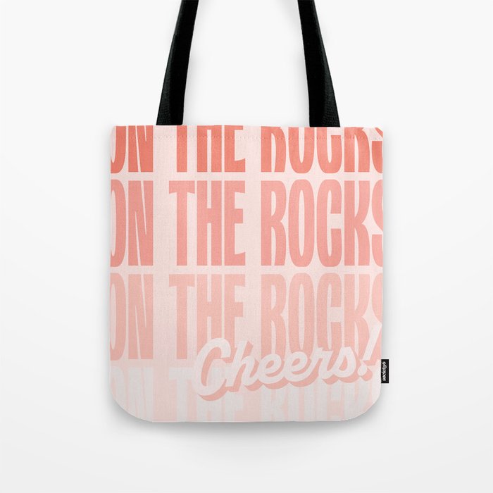 Pink On The Rocks Happy Hour Tote Bag