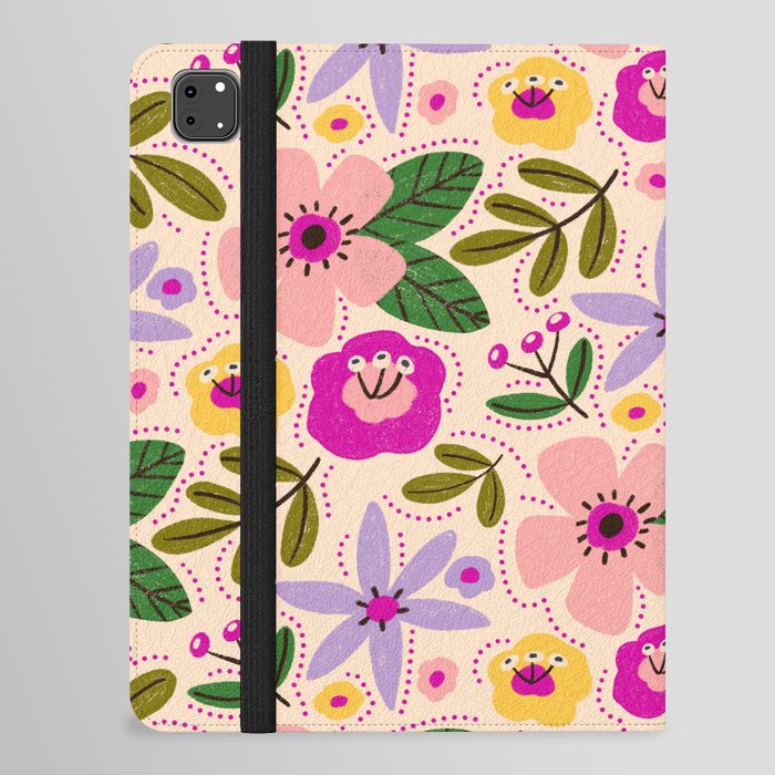 Spring / Summer Modern Floral  iPad Folio Case