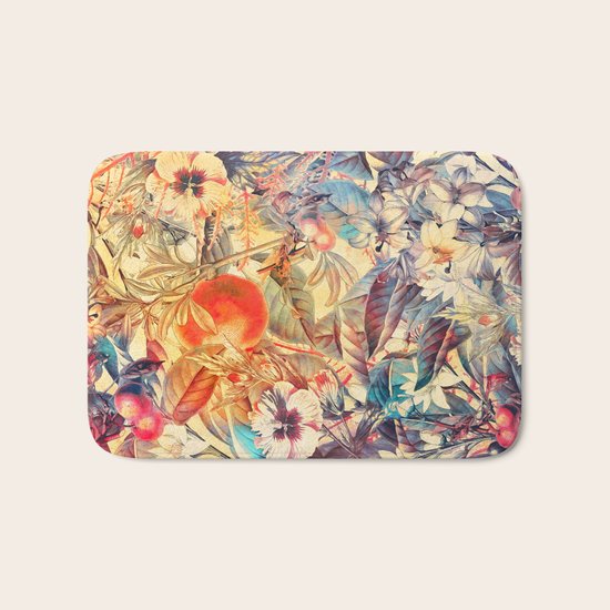 flowers 8 Bath Mat