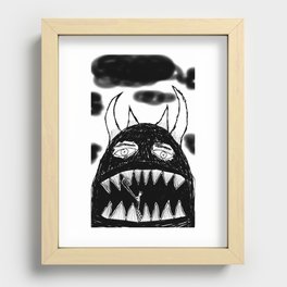 Even monsters need friends 3 Recessed Framed Print