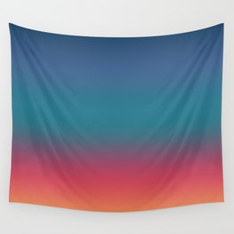 Hiroyoshi - Abstract Classic Design Color Gradient Wall Tapestry
