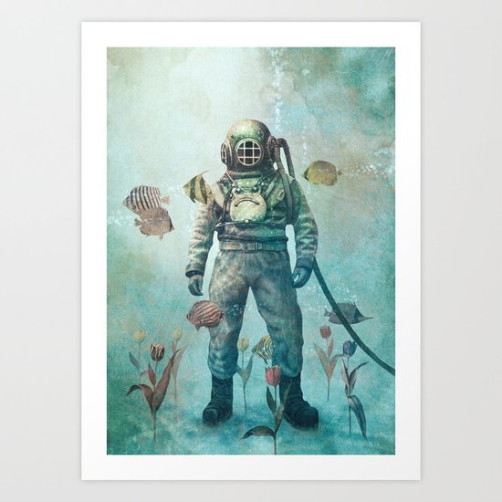 Deep Sea Garden Art Print
