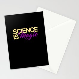 Science is Magic Shirt, Science Lover T-Shirt, Science Tee, Science Gift, Funny Science Shirt Stationery Card