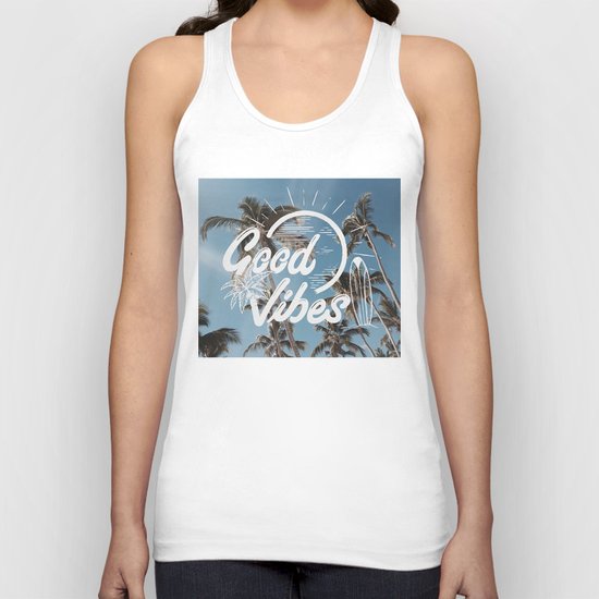 Good Vibes (summer) Unisex Tank Top