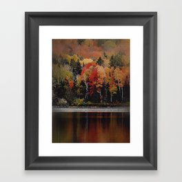 Reflections in Fall  Framed Art Print