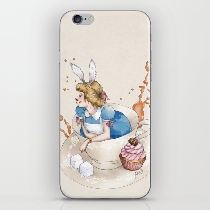 Tea Time in Wonderland iPhone Skin